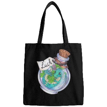 Discover Lucky potion baby dragon clover lucky charm Bags