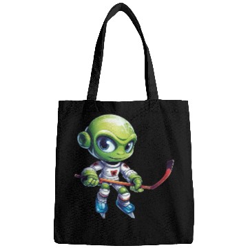 Discover Alien hockey player Bags