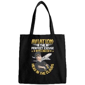 Discover Pilot Aviation Airplane Airline Future Pilots Bags