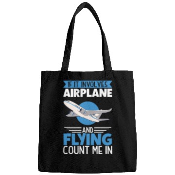 Discover Pilot Aviation Airplane Airline Future Pilots Bags