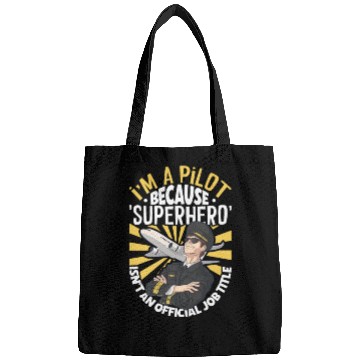 Discover Pilot Aviation Airplane Airline Future Pilots Bags