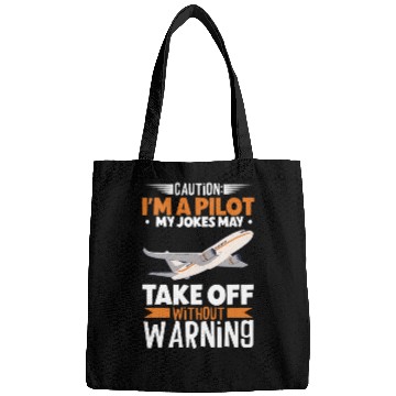 Discover Pilot Aviation Airplane Airline Future Pilots Bags
