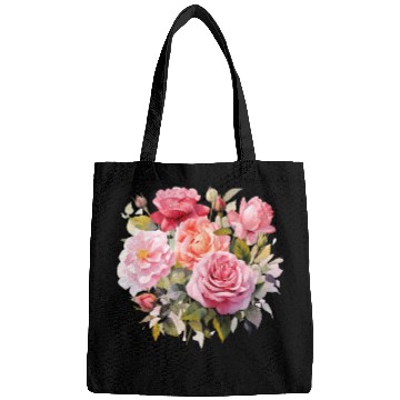 Discover Nature's Artistic Elegance English Rose Tapestry Bags