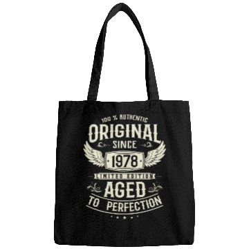 Discover 1978 Vintage Birthday Gift Bags