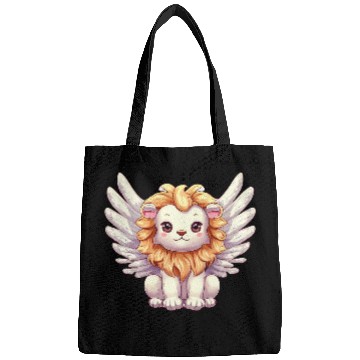 Discover Lion angel with wings Bags