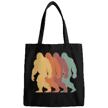 Discover Bigfoot retro vintage Bags