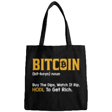 Discover Vintage Bitcoin Definition Design Bags