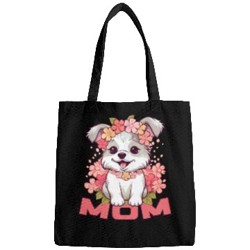 Discover DOG MOM FLORAL Bags