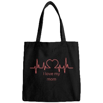 Discover I love my mom Bags