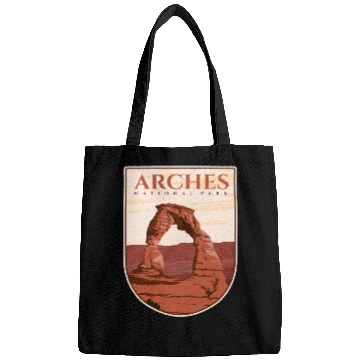 Discover Arches National Park Stickers Bags