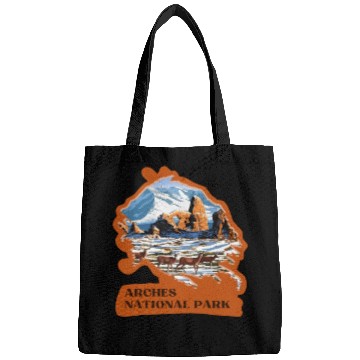 Discover Arches National Park Stickers Bags