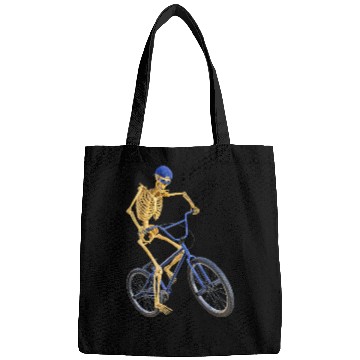 Discover The Grim Reaper doing freestyle biking Bags