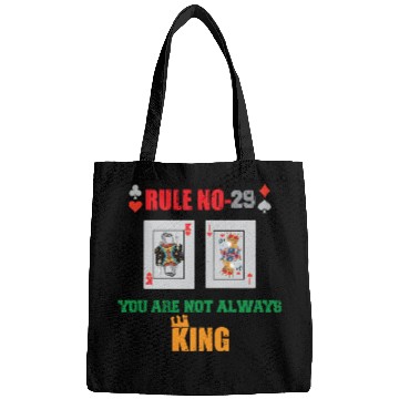 Discover You Are Not Always King-Playing Card Bags