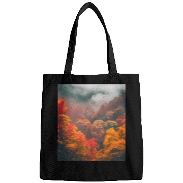 Discover Autumn in The Misty Mountains Bags