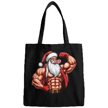 Discover Muscular Santa Fit for the holidays Bags