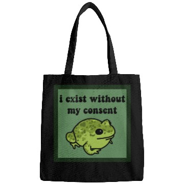 Discover I Exist Without My Consent Frog Bags