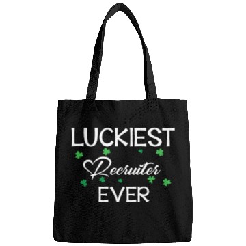 Discover Luckiest Recruiter Ever St. Patrick's Day Bags