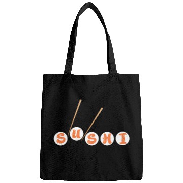 Discover cute funny kawaii sushi lover Bags