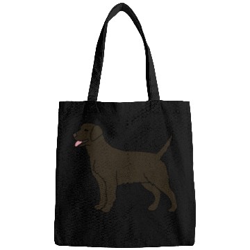 Discover Chocolate Labrador Gift For Dog Lover Bags