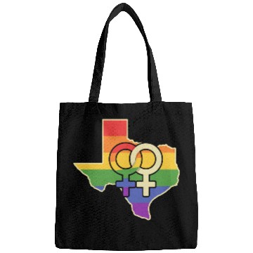 Discover Lesbian Love Texas Design for proud LGBT+ Texans Bags