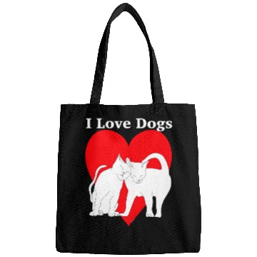Discover I love dogs Bags