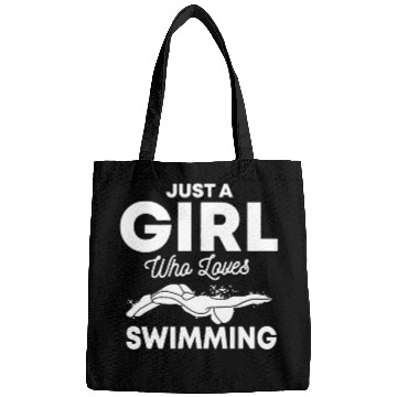 Discover Just A Girl Who Loves Swimming Swim Swimmer Gift Bags