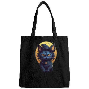 Discover Spooky Cat and Pumpkin Head: A Scary and Funny Bags