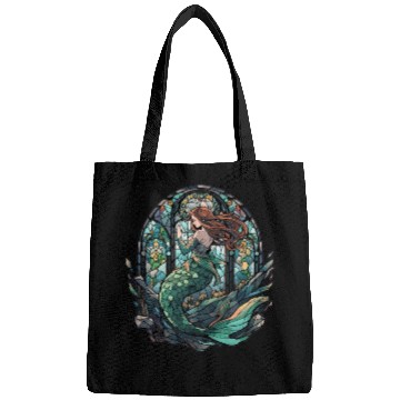 Discover Stained Glass Mermaid Bags