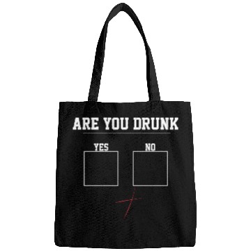 Discover You Drunk? | Funny Beer Drinking, Bar Party Humor Bags