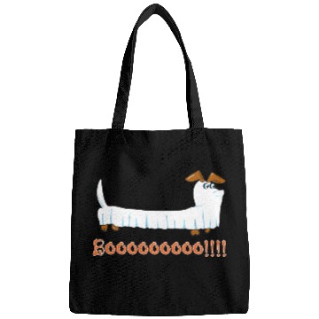 Discover Halloween Dachshund Ghost Design Bags