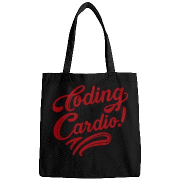 Discover Coding Is My Cardio | Techy Coder Fashion Bags