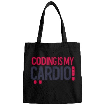 Discover Coding Is My Cardio | Gym Geek Developer Bags