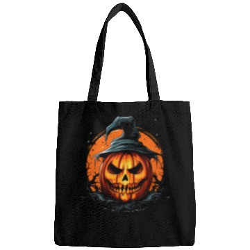 Discover Halloween Magic Spooky Pumpkin With Bat Bags
