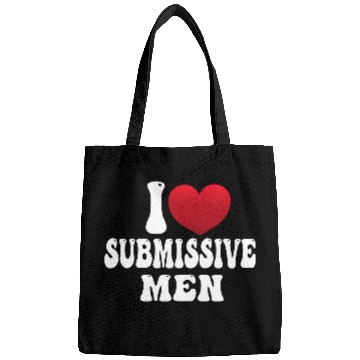 Discover I Love Submissive Men I Heart Submissive Men Bags