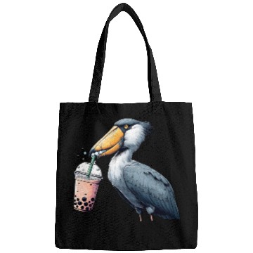 Discover Beaked stork with bubble tea Bags