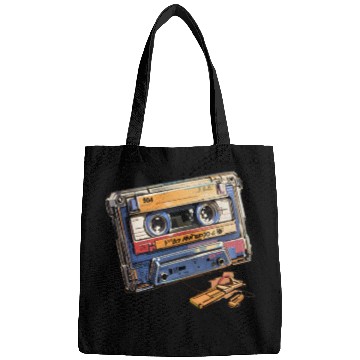 Discover 90s Nostalgia Cassette Bags