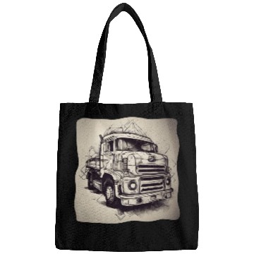 Discover Old School Truck / Oldtimer / Car / Vintage / 60s Bags