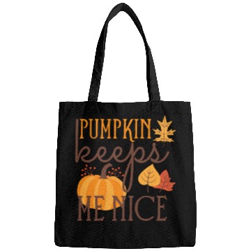 Discover Funny Pumpkin keeps Me Nice Bags