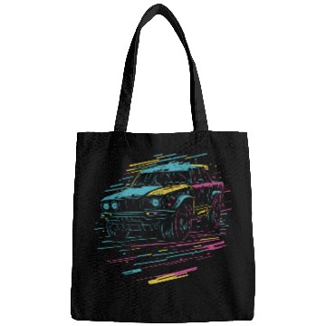 Discover Neon Car Dreams Bags