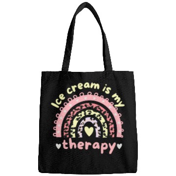 Discover ice cream is my therapy Bags