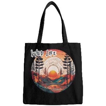 Discover Wild Life / Forest / Camping / Tree / River / Sun Bags