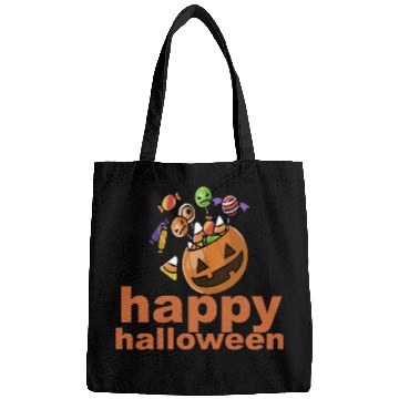 Discover halloween candy royalty free stock design Bags
