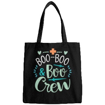 Discover Boo Boo Crew Ghost Halloweent-chirt Bags