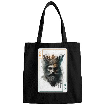 Discover King Spades Halloween Creepy Gothic Poker Bags
