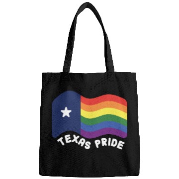 Discover Rainbow Texas Flag Design for proud LGBT+ Texan Bags