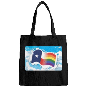 Discover Texas Flag Pride Design for proud LGBT+ Texan Bags