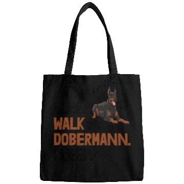 Discover Eat Sleep Walk Doberman Bags