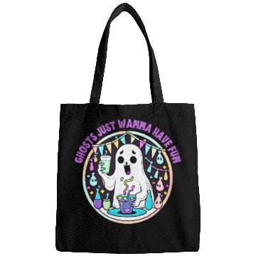 Discover Ghosts just wanna have fun Bags