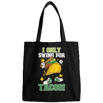 Discover Taco Mexican Food Baseball Card Baseball Player Bags