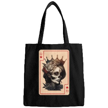 Discover Queen of Hearts Gothic Poker Card Game Halloween Bags